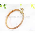 Pulsera de brazalete de serpiente de oro o plata de diseño de moda con joyas de diamantes